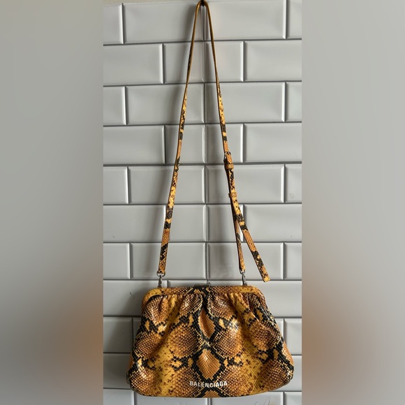 Balenciaga Snake Print Clutch - - Picture 10 of 13